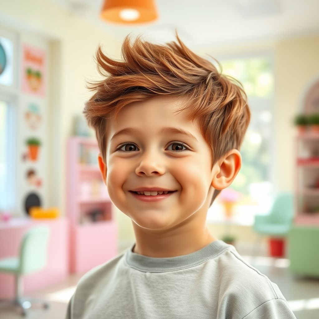 ทรงผมสวยๆ สำหรับเด็กชายวัย 7 ขวบ